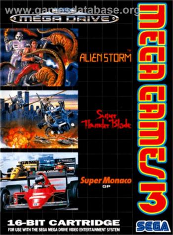Cover Mega Games 3 for Genesis - Mega Drive
